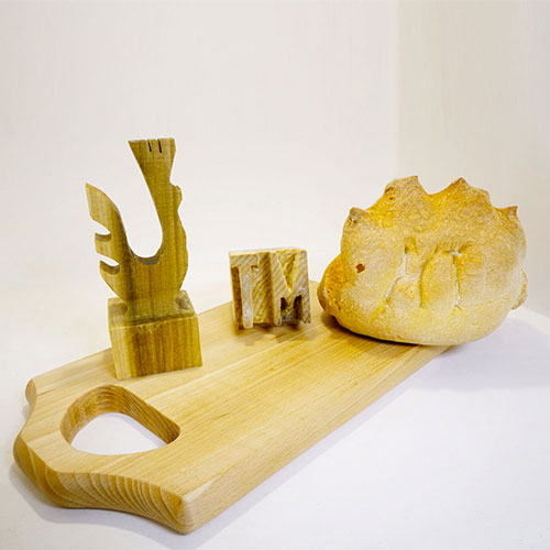 Timbro per pane in stile usbekico qualità artigianale per il pane 